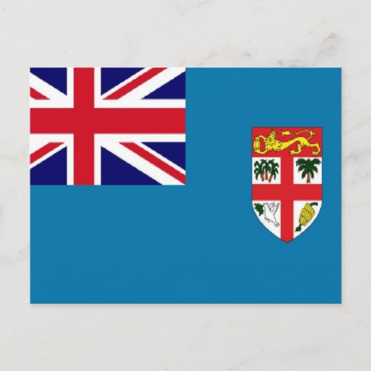 Fiji Flag Briefkaart (Voorkant)