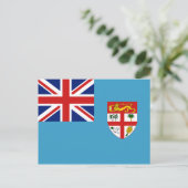 Fiji Flag Briefkaart (Staand voorkant)
