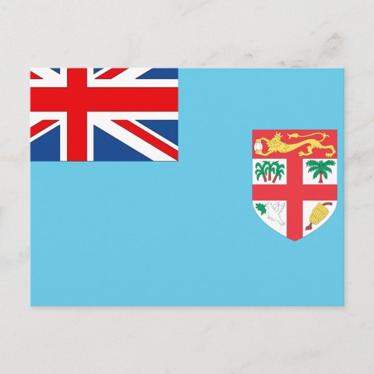 Fiji Flag Briefkaart (Voorkant)