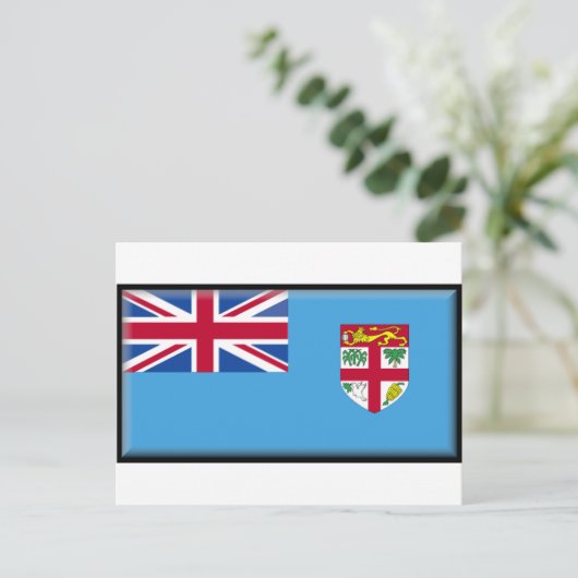 Fiji Flag Briefkaart (Staand voorkant)