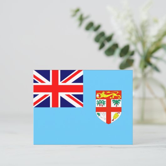 Fiji Flag Briefkaart (Staand voorkant)