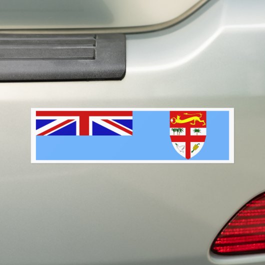 Fiji Flag Bumpersticker (Op auto)