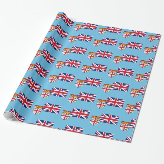 Fiji Flag Cadeaupapier (Uitgerold)