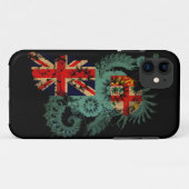 Fiji Flag Case-Mate iPhone Case (Achterkant (horizontaal))