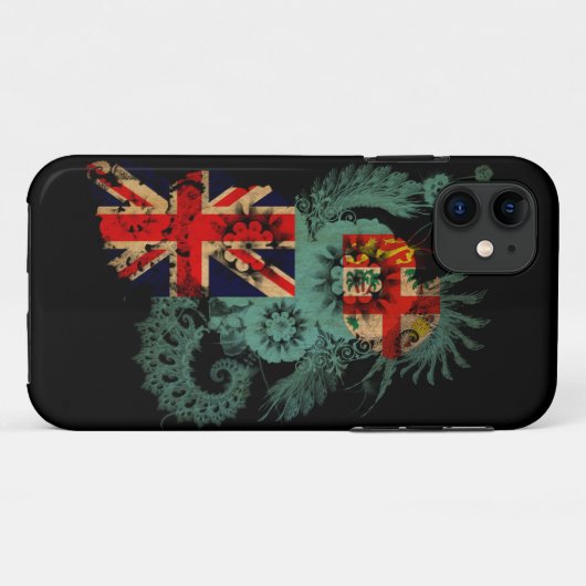 Fiji Flag Case-Mate iPhone Case (Achterkant (horizontaal))