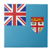 Fiji Flag Ceramic Tile Tegeltje (Voorkant)