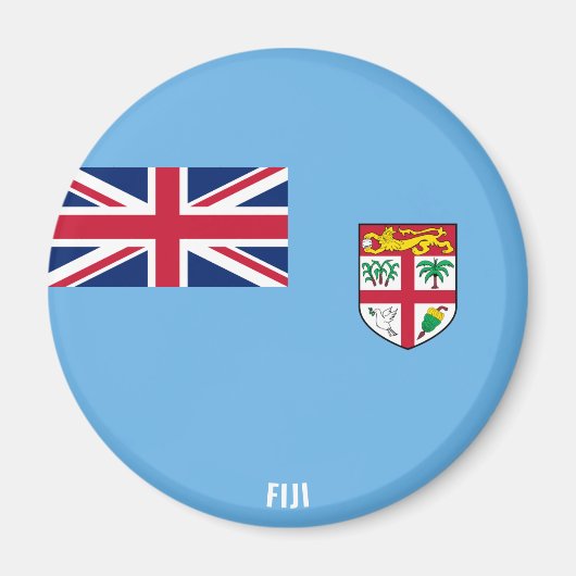 Fiji Flag Charming Patriotic Magneet (Voorkant)