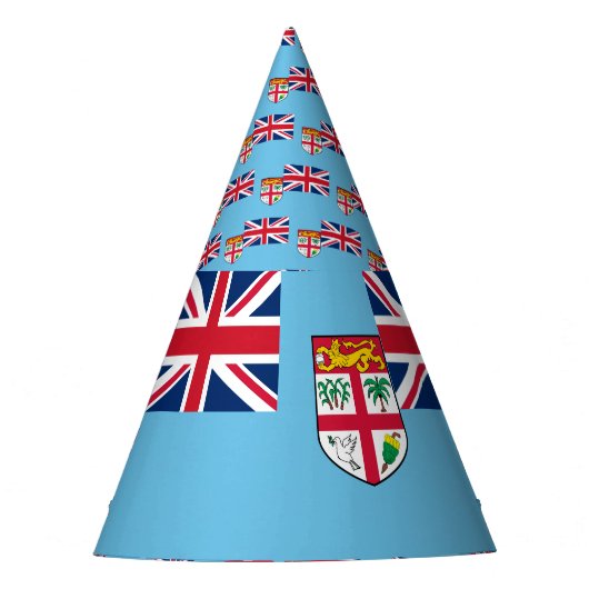 Fiji Flag Feesthoedjes (Voorkant)