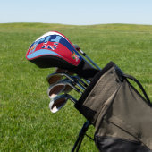 Fiji Flag Gorheerlijk Patriotic Golfheadcover (Insitu)