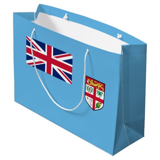 Fiji Flag Groot Cadeauzakje (Achterkant Gekanteld)