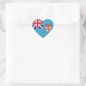Fiji Flag Hart Sticker (Tas)