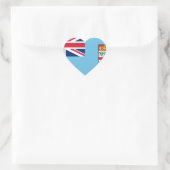 Fiji Flag Hart Sticker (Tas)