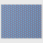 Fiji Flag Honeycomb Wrapping Paper Cadeaupapier (Vlak)