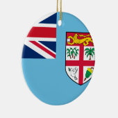 Fiji Flag Keramisch Ornament (Rechts)