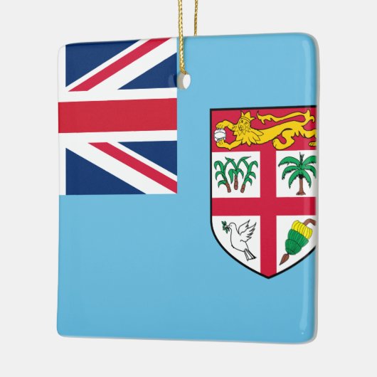 Fiji Flag Keramisch Ornament (Links)