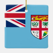 Fiji Flag Keramisch Ornament (Achterkant)
