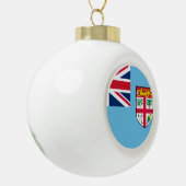 Fiji Flag Keramische Bal Ornament (Links)