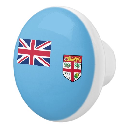 Fiji Flag Keramische Knop (Rechts)