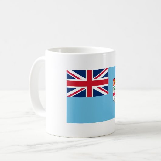 Fiji Flag Koffiemok (Voorkant links)