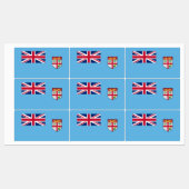 Fiji Flag Labels (Vel)