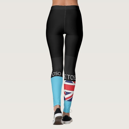 Fiji Flag Legging (Achterkant)