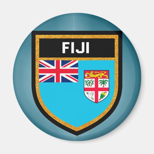 Fiji Flag Magneet (Voorkant)