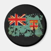 Fiji Flag Magneet (Voorkant)