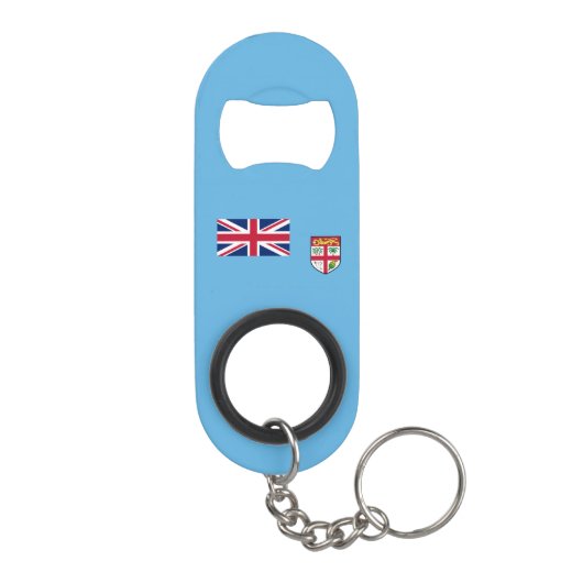 Fiji Flag Mini Flessenopener (Achterkant)