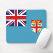 Fiji Flag Mousepad Muismat (Met muis)