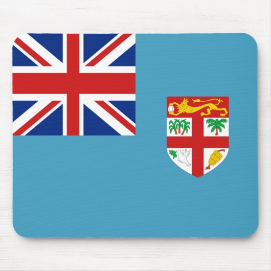 Fiji Flag Mousepad Muismat (Voorkant)