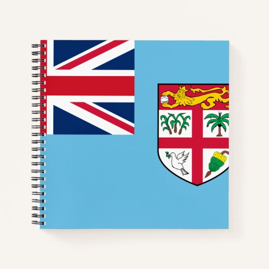 Fiji Flag Notitieboek (Voorkant)
