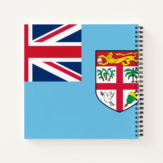 Fiji Flag Notitieboek (Achterkant)