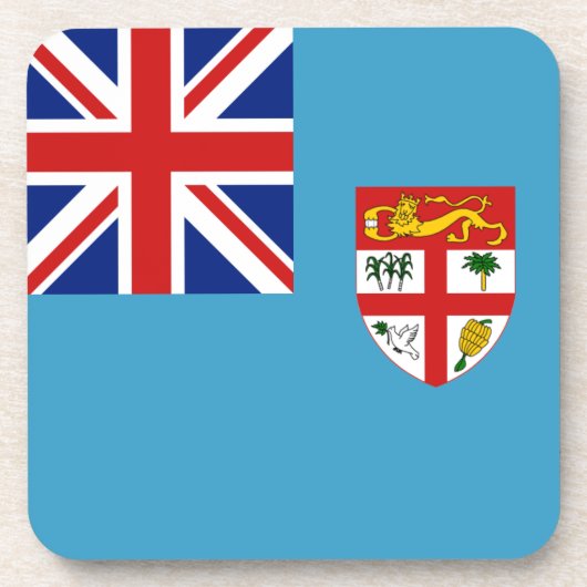 Fiji Flag Onderzetter (Voorkant)