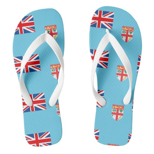 Fiji Flag —.png Teenslippers (Voetbed)