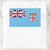 Fiji Flag Rechthoekige Sticker (Tas)