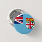 Fiji Flag Ronde Button 3,2 Cm (Voorkant /achterkant)