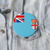 Fiji Flag Ronde Button 4,0 Cm (In situ)