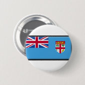 Fiji Flag Ronde Button 5,7 Cm (Voorkant /achterkant)