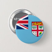 Fiji Flag Ronde Button 5,7 Cm (Voorkant /achterkant)