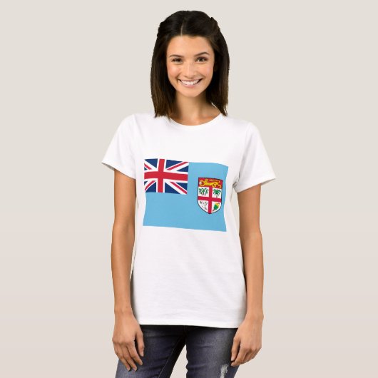 Fiji Flag T-shirt (Voorkant volledig)