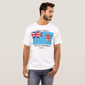 FIJI FLAG T T-SHIRT (Voorkant volledig)