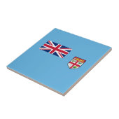Fiji Flag Tegeltje (Zijkant)