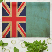 Fiji Flag Theedoek (Gevouwen)