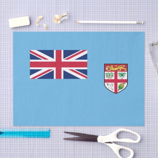 Fiji Flag Tissuepapier (Craft)