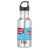 Fiji Flag Waterfles (Voorkant)