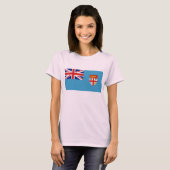 Fiji Flag x Map T-Shirt (Voorkant volledig)