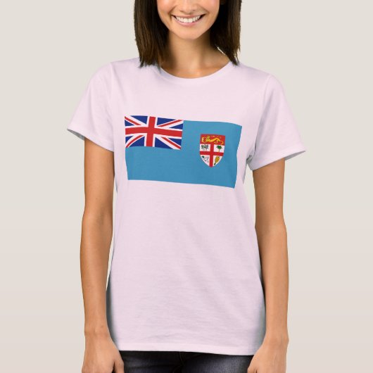 Fiji Flag x Map T-Shirt (Voorkant)