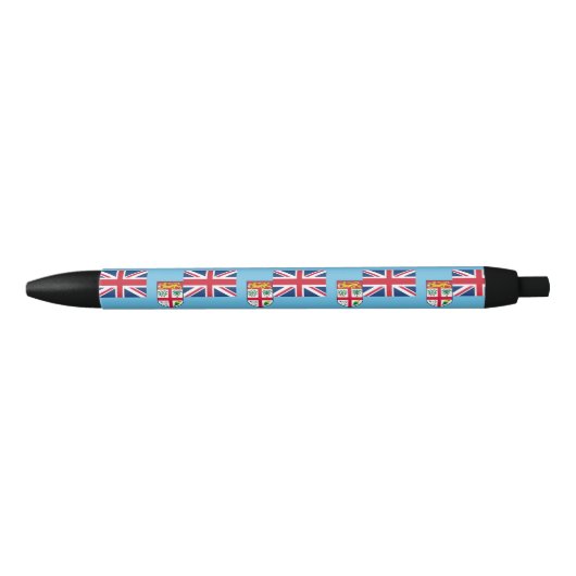 Fiji Flag Zwarte Inkt Pen (Voorkant)