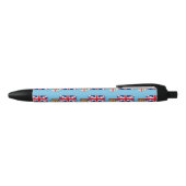 Fiji Flag Zwarte Inkt Pen (Bovenkant)