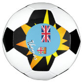 Fiji Football & Fijian Flag / BANG Voetbal (Gedraaid)